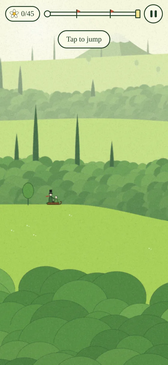 Riding the first hill